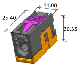 High Speed Connector Fakra Unsealed